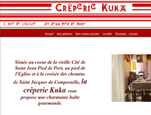 Tablet Screenshot of creperie-kuka.com